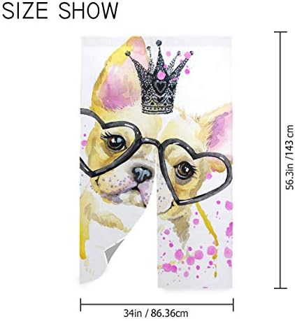 Vinisath 間仕切りカーテン かわいい犬の水彩イラストファッション印刷 家庭用ショップカフェ風水ファッションのカスタムパターンに適したパーティションシェード B0qyklqr 1 677円 人気海外一番 100 品質保証 全品送料無料 即日出荷 Sale開催中