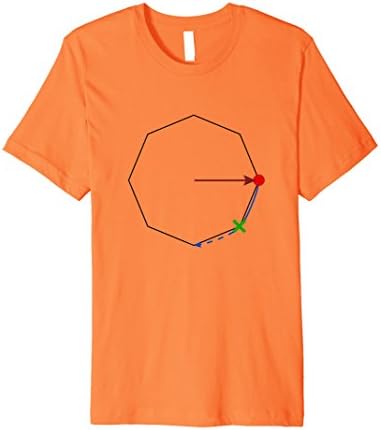 Mens "The Method" T-Shirt by Mute City Customs Large Orange