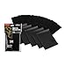 BCW Premium Black Deluxe Leatherette Deck Box plus 80 Black Double Matte Deck Guard Sleeves for Collectable Gaming Cards like Magic The Gathering MTG, Pokemon, YU-GI-OH!, & More. Embossed Dragon Graphic, Designed to Hold 80 Sleeved Cards.