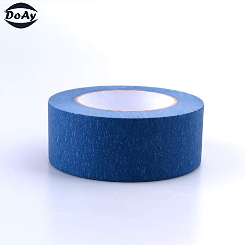 Blue Painters Tape 2 Inch, 3 Pack - Painting & Masking Tape - Easy and Clean Removal - Multi Surface Use - ISO 9001 Worldwide Quality - Leaves No Residue Behind - (60 Yards) (3 Rolls)