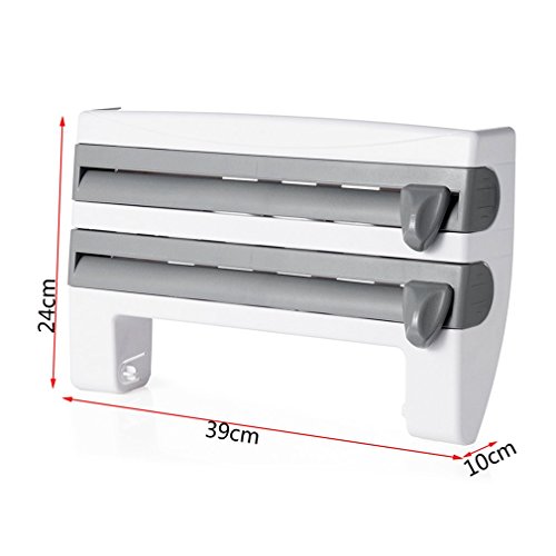 Maexus Multifunctional Home Kitchen Film Sauce Bottle Storage Rack Paper Film Rack