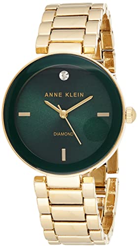 Anne Klein Women's Genuine Diamond Dial Bracelet Watch