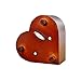 WESTONETEK Heart Shape Vintage Wood Carved Mechanism Musical Box Wind Up Music Box Gift For Christmas/Birthday/Valentine's day, Melody Canon in D Major