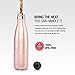 ICONIQ Stainless Steel Vacuum Insulated Water Bottle, 17 Ounce (Rose Gold)