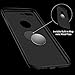 iPhone 7 Plus Case, Haobuy Shock-Absorption Anti-Fingerprint Invisible Built-in Magnetic Metal Plate Phone Case, Ultra Thin Lightweight Slim Protective Cases Cover for iPhone 7 Plus 5.5'' - Black