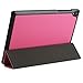 Google Nexus 9 Case - Poetic Google Nexus 9 Case [Slimline Series] - [Lightweight] [Ultra-slim] PU Leather Slim-Fit Trifold Cover Stand Folio Case for Google Nexus 9 Magenta (3 Year Manufacturer Warranty From Poetic)