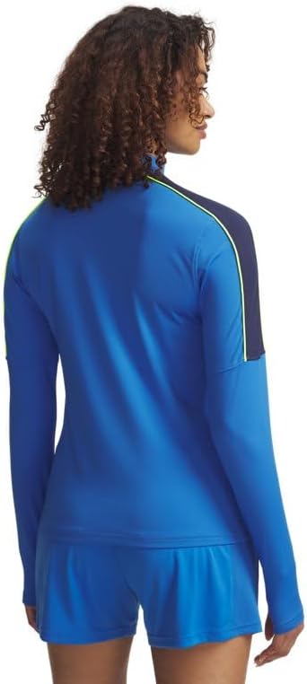 UA W Challenger Midlayer - Blue Atlantis / / High Vis Yellow - XL