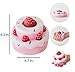 4 pc Popular Jumbo Cake Squishies Value Set/Package | Slow Rising Stress Reliever Scented Pink Round Strawberry Cake Squishy plus More | Great for Adults and Kids, Party Toys, Birthday Toys, Kawaii