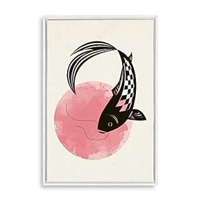 signwin Framed Canvas Wall Art Modern Geometric Pattern...