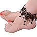 Brightdeal Fashion Hand Craft Romantic Beautiful Retro Vintage Gothic Style Noble Elegant Lace Anklets Chain Foot Ankle Bracelet Halloween Decoratioins Present