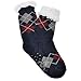 Angelina Winter-weight Thermal Fleece-lined Cozy Crew Socks #2911,Men's One Size 10-13,Men's 3 Pair Pack Argile