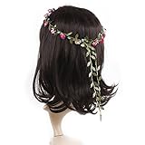 Women's Boho Floral Flower Crown Wedding Garland Headband Hair Band