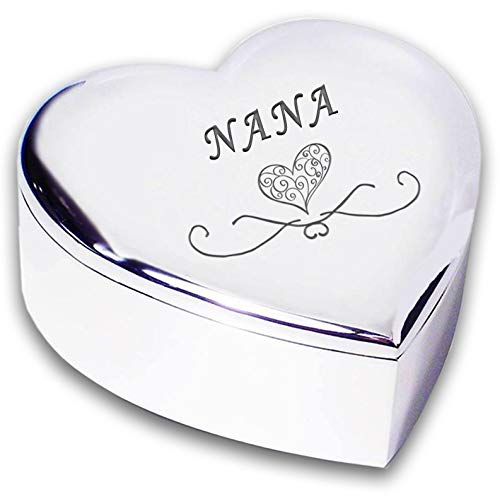 Chris Bag Of Goodies NANA Silver finish TRINKET BOX Gift Novelty Keepsake Presents Ideas for my Nanas Birthday Christmas Mothers Day Xmas Present Gifts