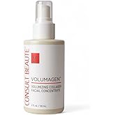 Consult Beaute Volumagen - Collagen Facial Serum Concentrate for Nourishing & Plumping Skin - Hydrates and Temporarily Fills for Smoother, Bouncy Skin - Hyaluronic Acid & Vitamin C - 2 Fl. Oz.