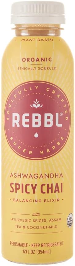 REBBL Ashwagandha Spicy Chai, 12 oz