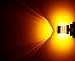 AUTOGINE 4 X Super Bright 9-30V 7440 7441 7443 7444 992 LED Bulbs 3014 54-EX Chipsets with Projector for Turn Signal Lights Sidemarker Lights, Amber Yellow
