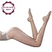 Miya most thin Women's Control Top 1 Den All Sheer Toe silk stockings Tights Panty Hose,Light Gray,Medium / Large