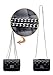 Urban CoCo Quilted Classic Single Flap Cross Body Messenger Shoulder Purse Bag Chain Strap (black)