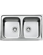 Fregaderos de dos senos | Amazon.es