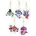 10 PCS 5D DIY Special Shaped Full Drill Owl & Sea Fish Diamond Painting Kits for Kids and Adult, Stick Paint with Diamonds by Numbers Easy to DIY Keychain Pendant Kits for DIY Art Craft Ross Beauty