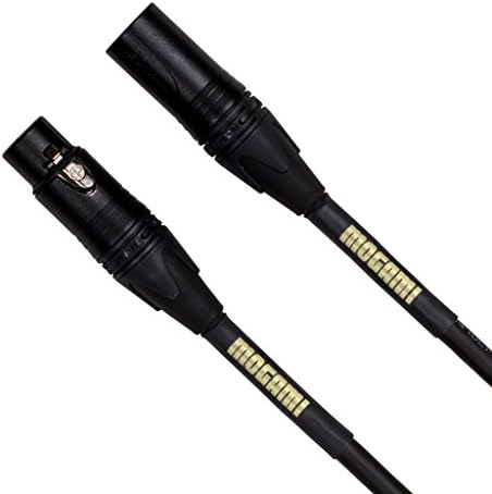 Mogami Gold Aes-06 Digital/Analog Xlr Microphone Cable Xlr-Female To Xlr-Male 3-Pin Gold Contacts Straight Connectors 6 Foot