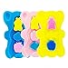 HALLO Soft Infant Bath Sponge Skid Proof Baby Bath Mat Newborn Odor Free (Blue)