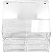 Sorbus® Acrylic Cosmetics Makeup Organizer Storage Case Holder Display with Slanted Front Open Lid-Cosmetic Storage for Makeup, Brushes, Perfumes, Skincare (Style 2 - Slanted Lid with 4 Drawers)