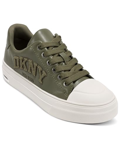 DKNY Women's Sneaker, Burgundy, 11