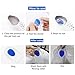 Silicone Gel Heel Cups, Shoe Inserts Silica Gel Pads Insole for Plantar Fasciitis, Bone Spurs Pain Relief, Sore Heel Pain, Achilles Pain and Foot Care (Blue US Men's 10-13)