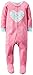Carter's Baby Girls' Graphic Footie-Floral Heart