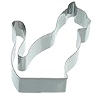 KitchenCraft Cat-Design Medium Cookie Cutter, Metal, Silver, 9 x 12 x 16 cm