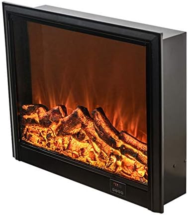 Electric Fireplace Suite Electric Fireplace Insert Freestanding Stove Heater High Quality Tempered Glass Gorgeous Realistic LED Flame Effect