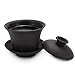 Purple Clay Tea Pot Yi Xing Clay Gaiwan Tea Cup, Black