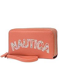 Nautica Heritage Logo DBL Zip Around