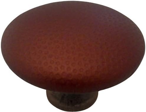 Knobware C3388/1-1-2in/ORB/Optic-with-Agion/Chili 1-1/2-Inch Upholstered Chili Collection Knob, Oil Rubbed Bronze