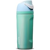 Owala FreeSip Insulated Water Bottle 16 fl oz Morning Dew | Rain Delay Color, Built-In Straw Lid, Double-Wall Insulated, Flip-Lock Lid, Leak-Resistant Design