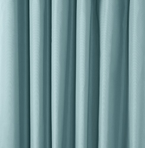 image for AmazonBasics Room Darkening Blackout Window Curtains with Tie Backs Se