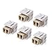 Cable Matters 5-Pack LC Duplex Multimode Fiber Keystone Jack in Ivory primary