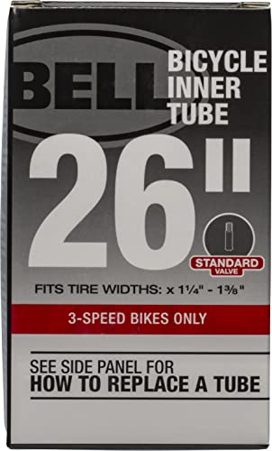 BELL Baby-Mädchen 7064264 Cycling_TIRE_Tube, Schrader 66 x 3,8 cm, 26" x1 3/8" Schrader