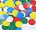 Floranea 100 Pcs Bingo Chips 1 Inch Multi Color Plastic Small Counting Learning Counters Markers Discs Gaming Tokens for Science Math Number Classroom Kids Children Project Games