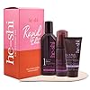 He-Shi Rapid 1 Hour Liquid Tan & Tanning Mitt Bundle Kit - 1 Hour Express Fake Tan Lotion, Medium to Dark (100ml…