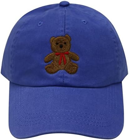 Storm Town Adjustable Cap Hat For Men And Women Hip Hop C104 Teddy Bear Baseball Cap Royal