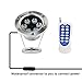JSN&PC LED Underwater Lights 18W RGB Color Changing with RF Remote Controller & IP68 Waterproof Joint for Party Swimming Pool Fountain Water Rockery Grass Land