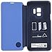 Samsung Galaxy S9 S-View Flip Case with Kickstand, Blue