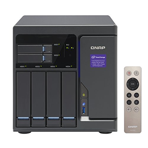 QNAP Pre-configured 6-Bay Intel i3 NAS, Raw 24TB (4x6TB  Enterprise Drive) (TVS-682-i3-8G-46E-US)