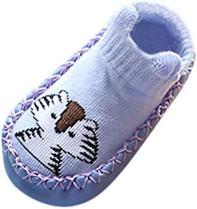 VEKDONE Unisex Baby Fleece Lined Bootie Non-Skid Infant Winter Shoes(6-24M）