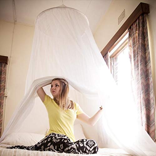 Kunhe Jumbo Mosquito Net for Bed Suitable for Both Indoor and Outdoor Use, Queen Size, White - Thumbnail 4