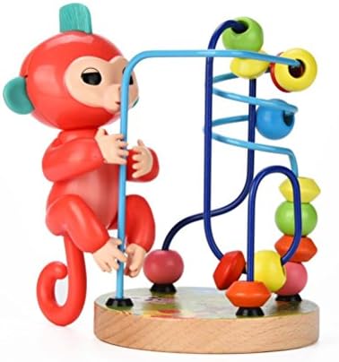 Push &amp; Pull Baby Toys,Mandystore Baby Interactive Monkey Playset Jungle Gym Climbing Stand Platform Playground Swing Stent (Color I)