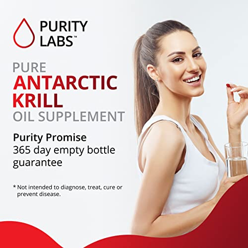Purity Labs Antarctic Krill Oil 2000mg Vegan Supplements to Support