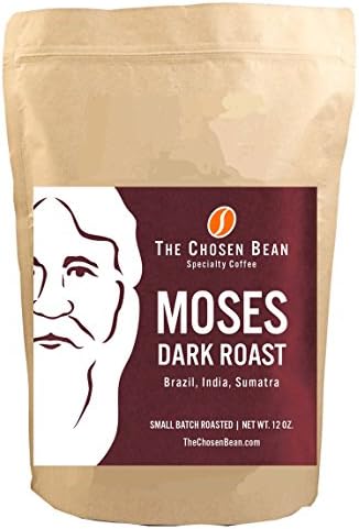 Roasted On Order Moses Dark Roast Coffee Beans - Sumatra, Monsoon Malabar, Brazil Single Origin Blend, Smooth Taste - Fresh Coffee Beans - Small Batch Roasted Specialty (Whole Bean, 5 LB)